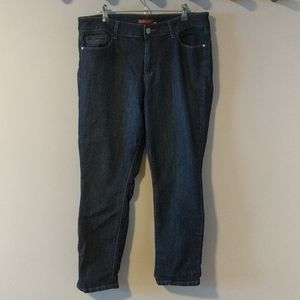 Darkwash Skinny Jeans (like new // size 14)